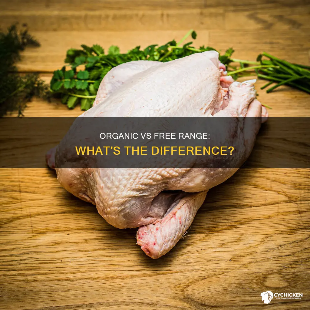 is organic chicken and free range chicken the same