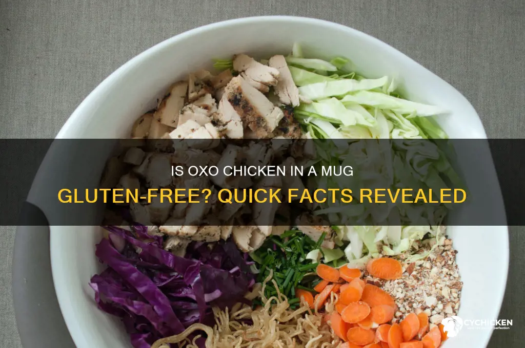 is oxo chicken in a mug gluten free