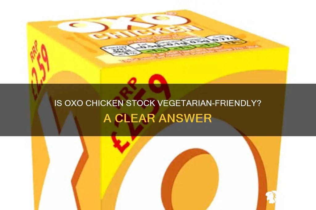 is oxo chicken stock suitable for vegetarians