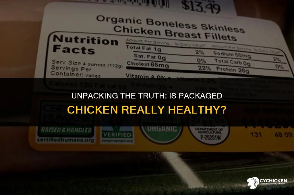 is packaged chicken healthy