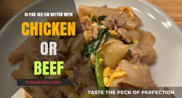 Pad See Ew: Chicken or Beef?
