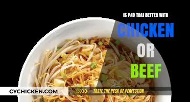 Chicken vs. Beef: Which Protein Elevates Your Pad Thai Experience?