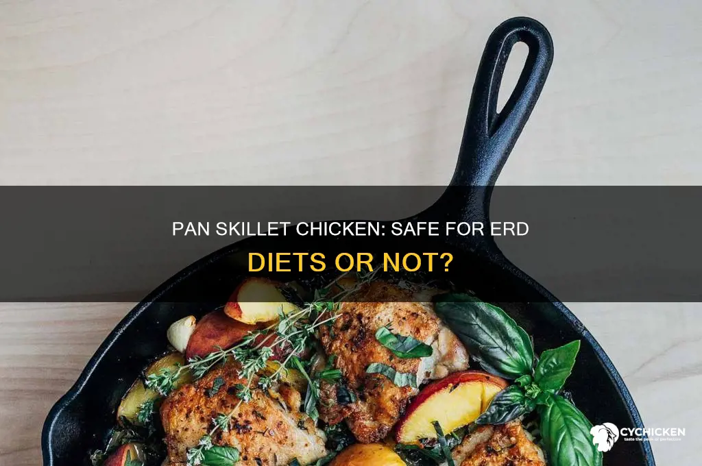 is pan skillet chicken okay for erd