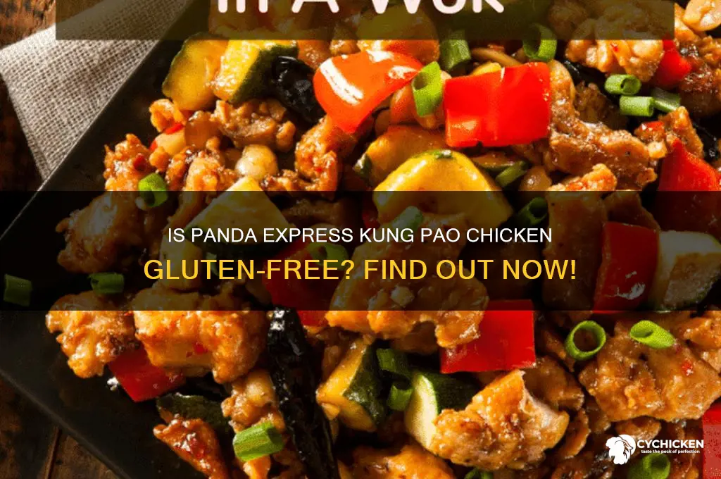 is panda express kung pao chicken gluten free