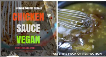 Is Panda Express Orange Chicken Sauce Vegan? A Detailed Analysis