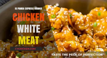 Is Panda Express Orange Chicken Made with White Meat?