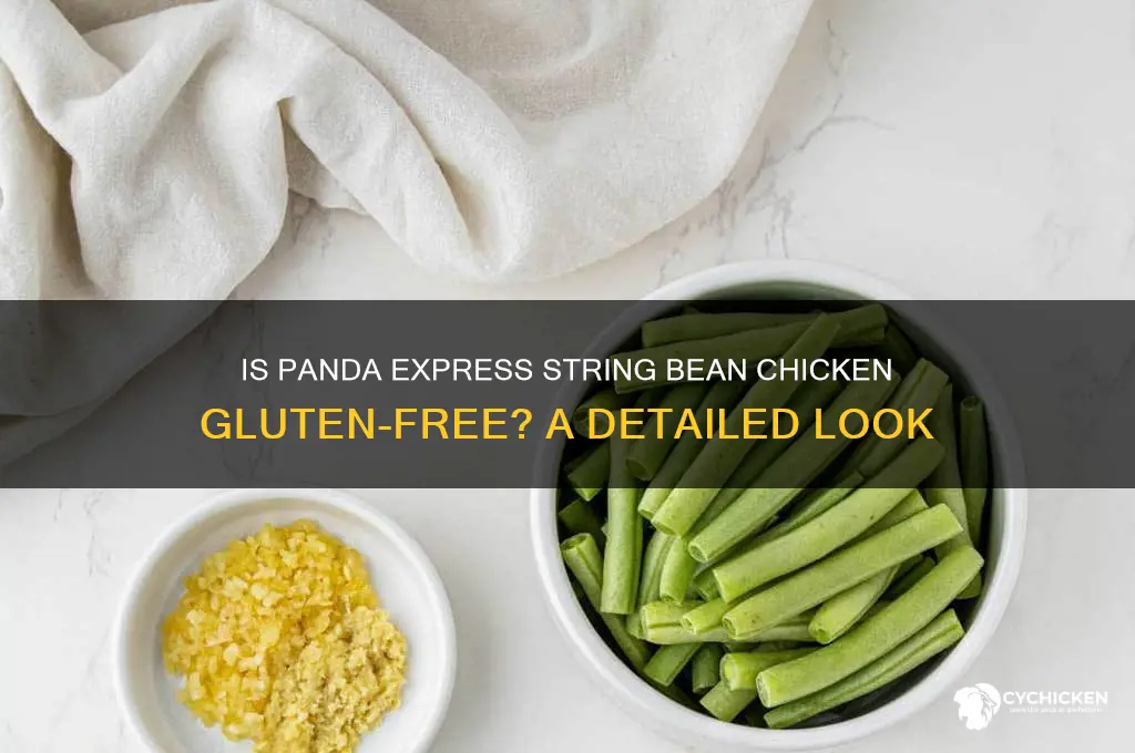 is panda express string bean chicken gluten free