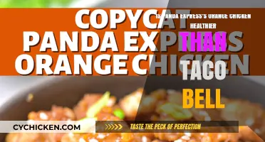Unveiling the Healthier Choice: Panda Express Orange Chicken vs. Taco Bell