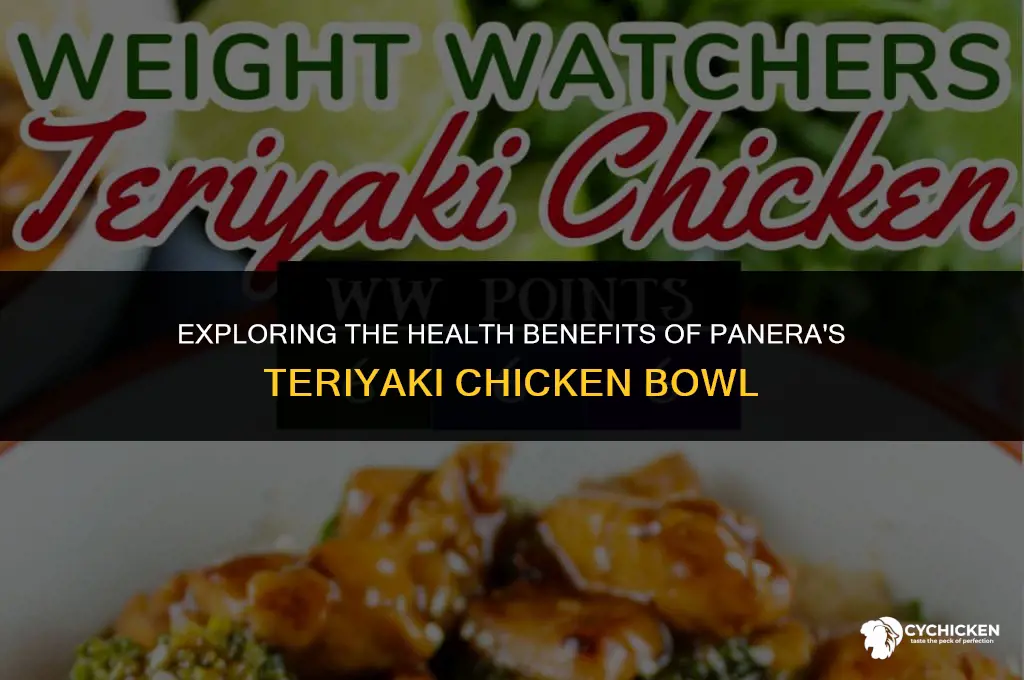 is panera teriyaki chicken bowl healthy