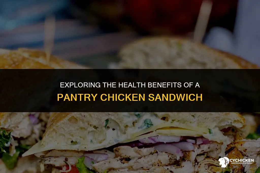 is panreas chicken sandwhich healthy