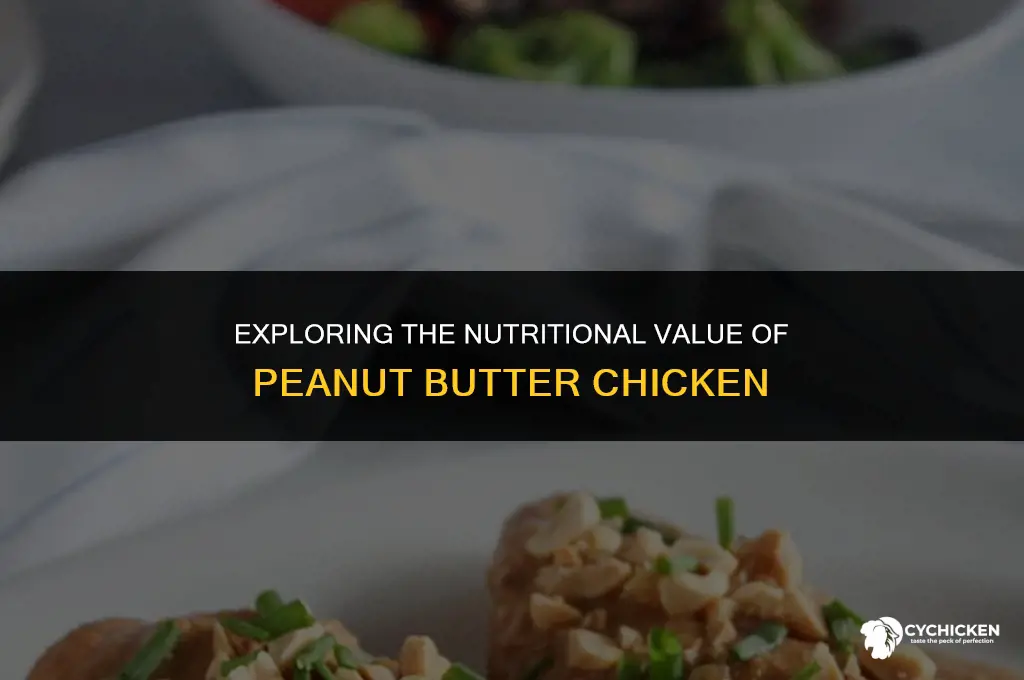 is peanut butter chicken healthy