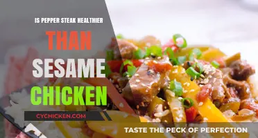 Pepper Steak vs. Sesame Chicken: A Nutritional Showdown