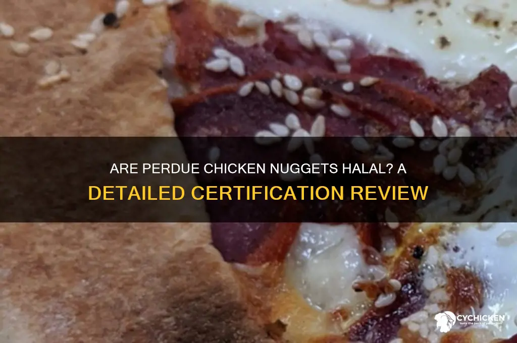 is perdue chicken nuggets halal