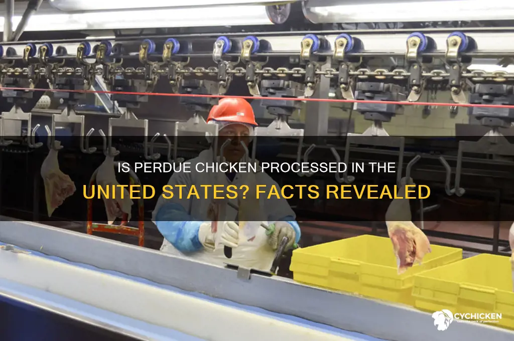 is perdue chicken processed in the united states