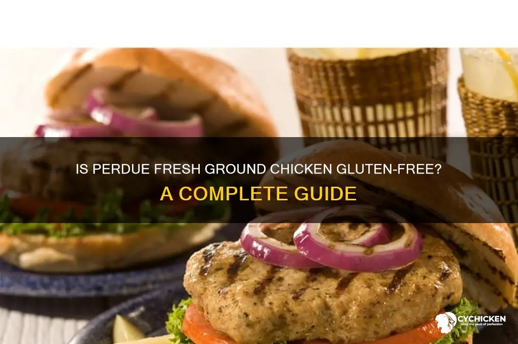 is perdue fresh ground chicken gluten free