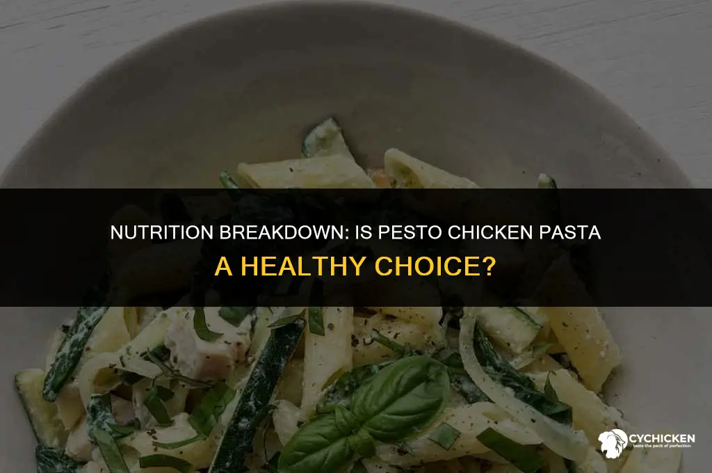 is pesto chicken pasta healthy