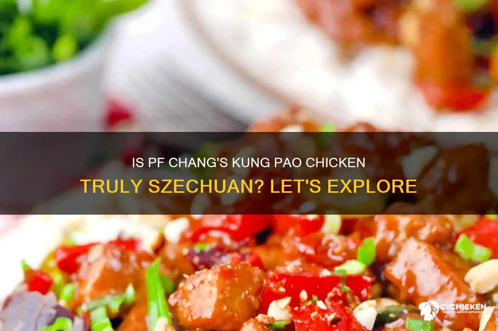 is pf changs kung pao chicken technically szechuan