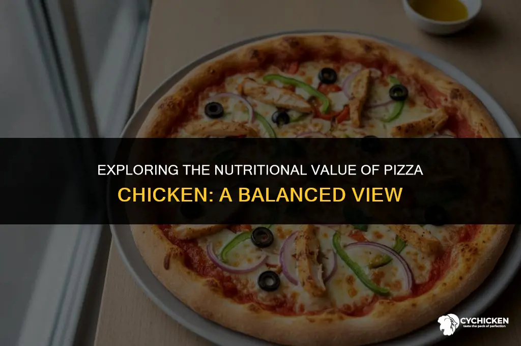 is pizza chicken healthy