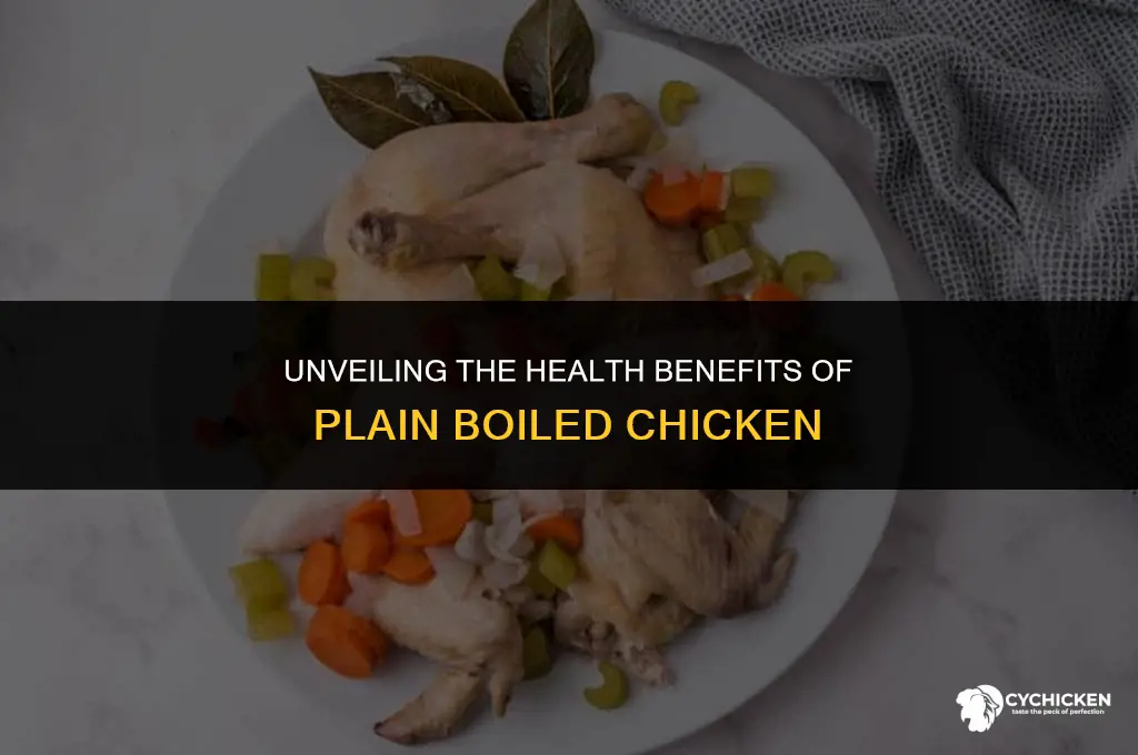 is plain boiled chicken healthy