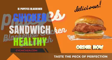 Is Popeyes Blackened Chicken Sandwich a Healthy Fast-Food Choice?
