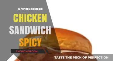 Is Popeyes Blackened Chicken Sandwich Spicy? A Flavor Review