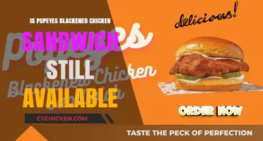 Popeyes Blackened Chicken Sandwich Availability: Is It Still on the Menu?