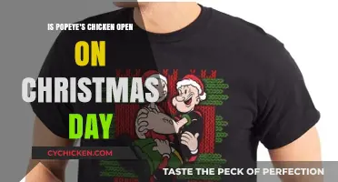 Popeye's Chicken Christmas Day Hours: Open or Closed?