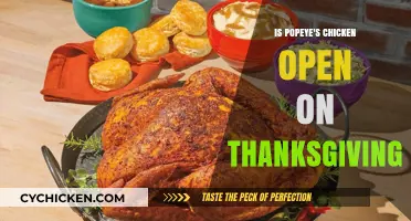Popeye's Thanksgiving Hours: Is Chicken on the Menu This Holiday?
