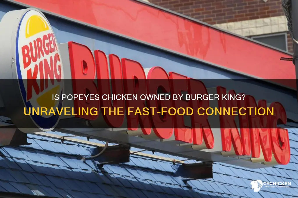is popeyes chicken owned by burger king
