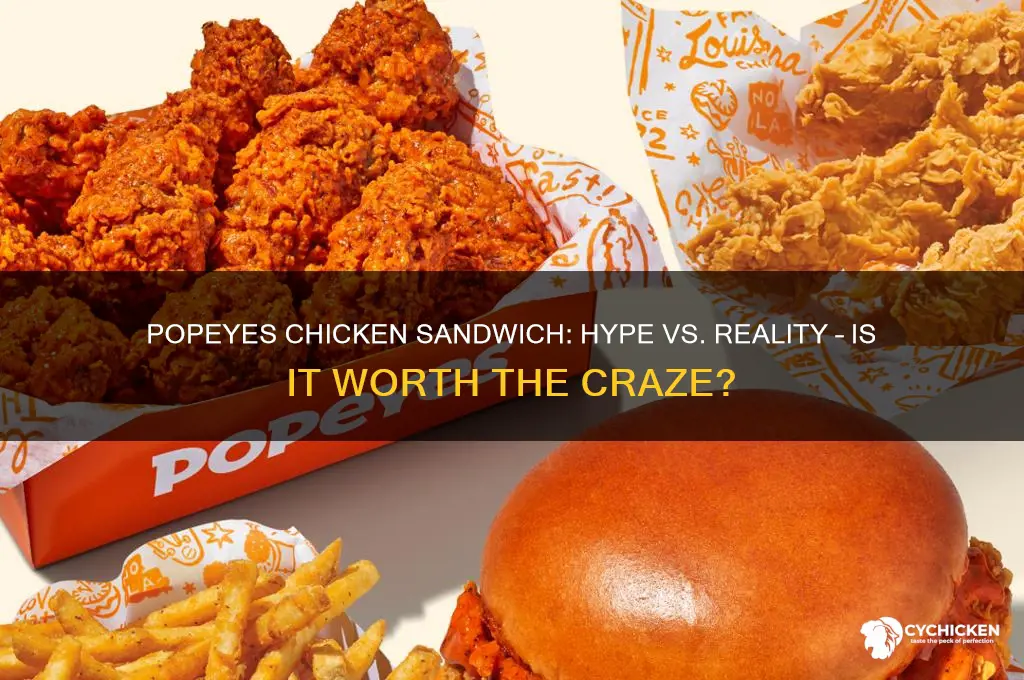 is popeyes chicken sandwich worth it