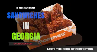 Popeyes Chicken Sandwiches in Georgia: A Southern Culinary Delight