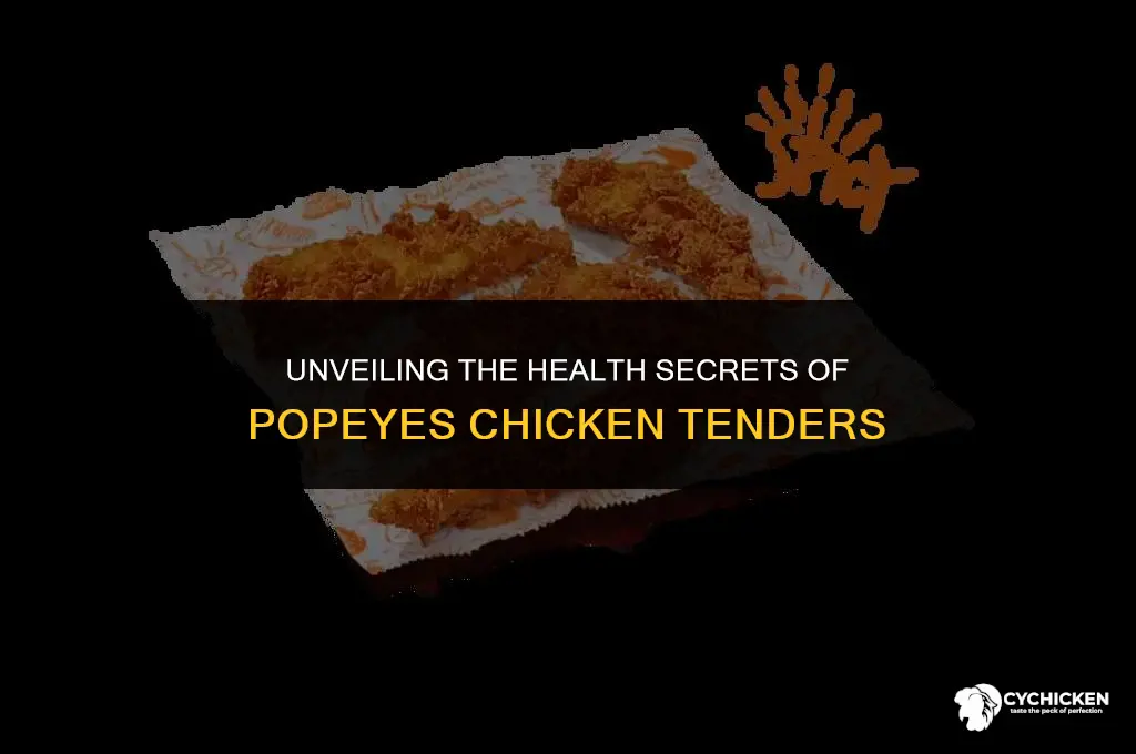 is popeyes chicken tenders healthy