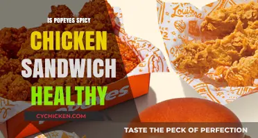 Is Popeyes Spicy Chicken Sandwich Healthy? A Nutritional Breakdown