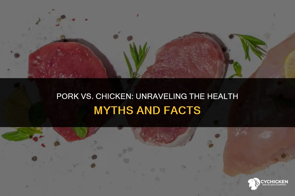 is pork as healthy as chicken