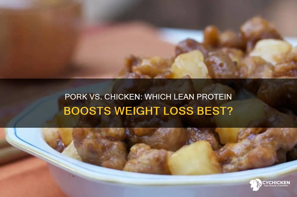 is pork or chicken better for weight loss