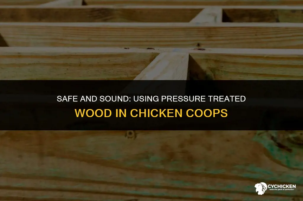 is pressure treated wood ok for chicken coops