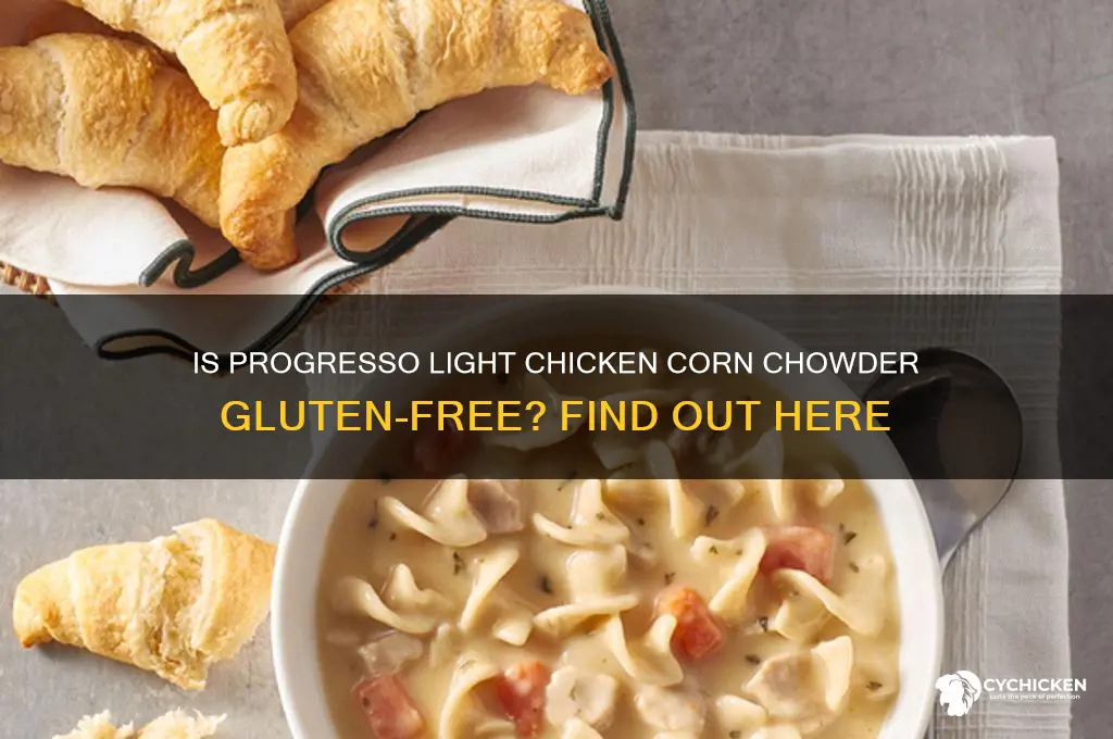 is progresso light chicken corn chowder gluten free