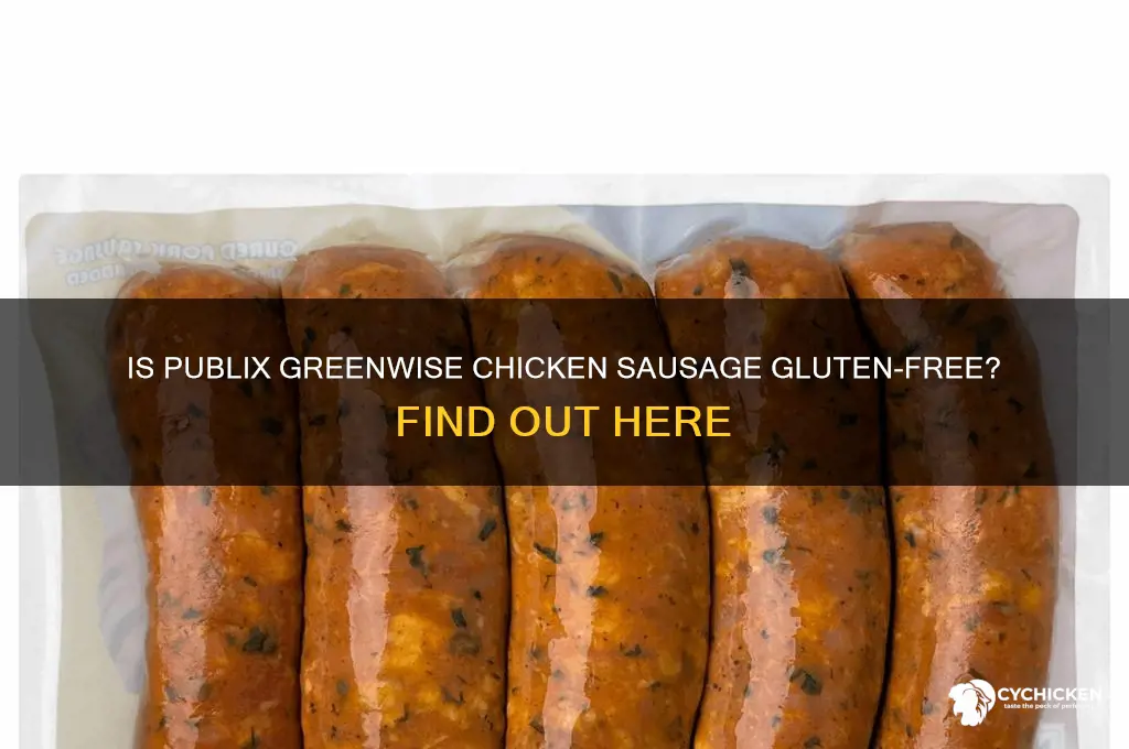 is publix greenwise chicken sausage gluten free