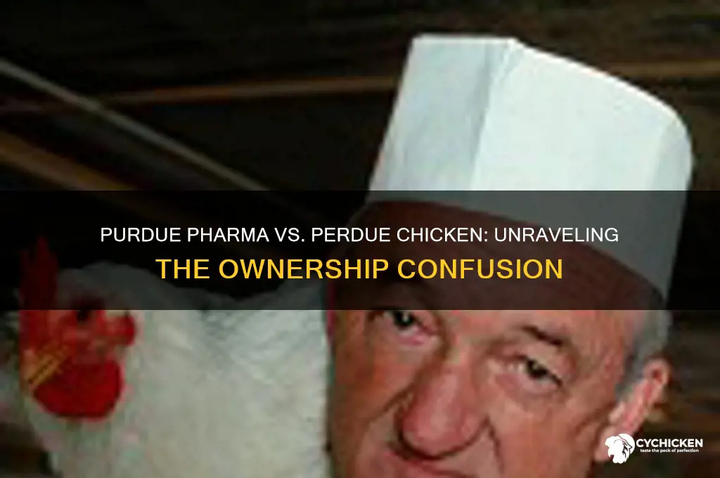 is purdue pharma owned by perdue chicken