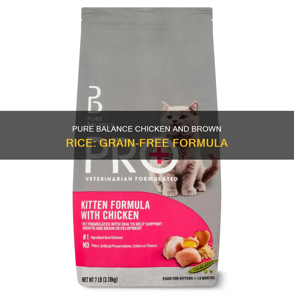 is pure balance chicken and brown rice grain free