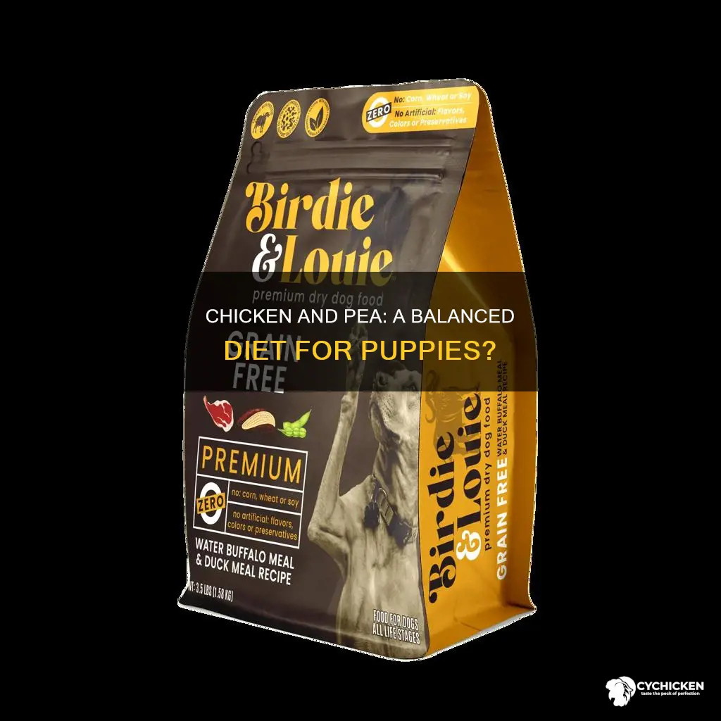 is pure balance chicken and pea for puppies too