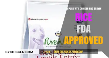Pure Vita Chicken and Brown Rice: FDA-Approved?