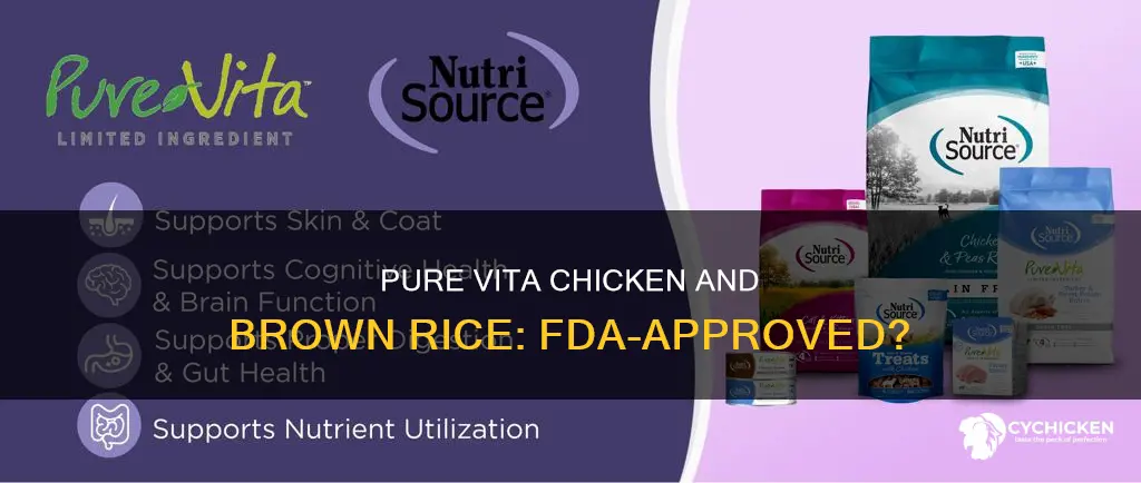 is pure vita chicken and brown rice fda approved