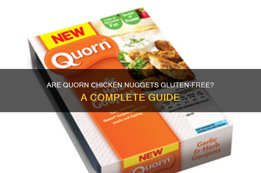 is quorn chicken nuggets gluten free