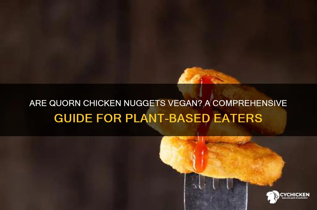 is quorn chicken nuggets vegan