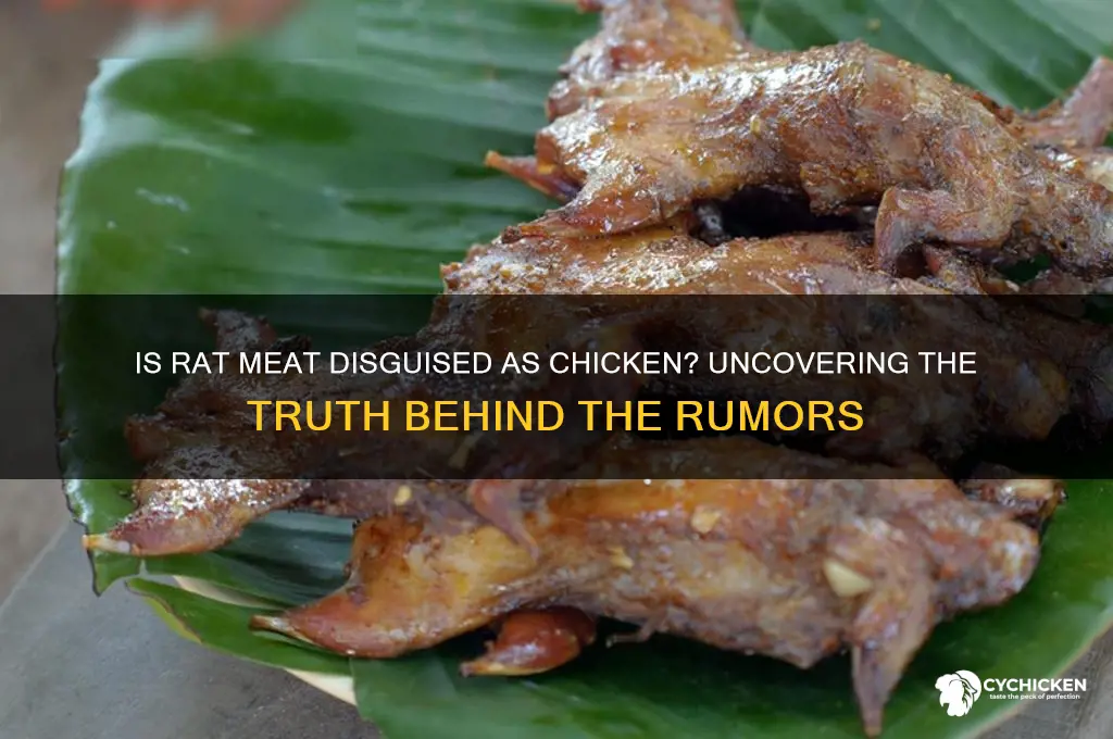 is rat meat being sold as chicken