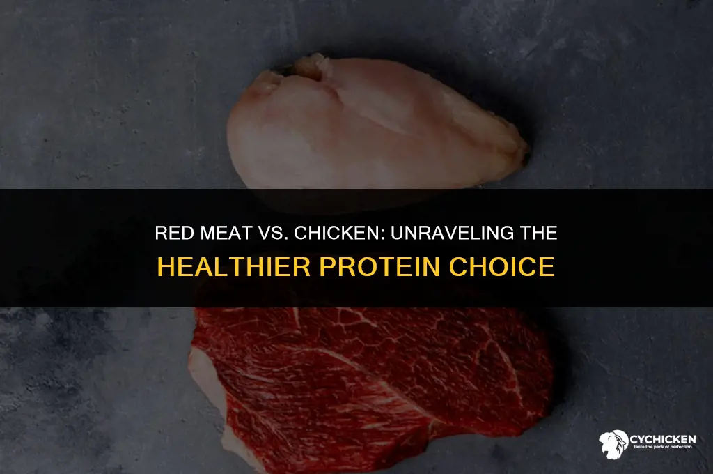 is red meat or chicken healthier