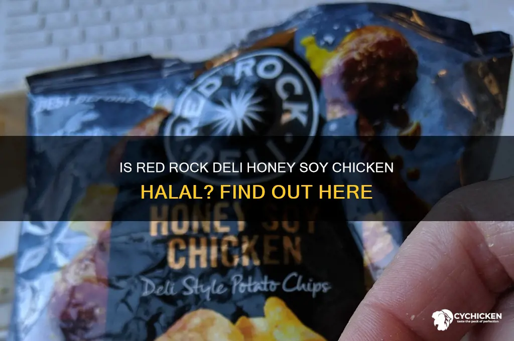 is red rock deli honey soy chicken halal
