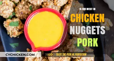 Is Rib Meat in Chicken Nuggets Pork? Unraveling the Mystery