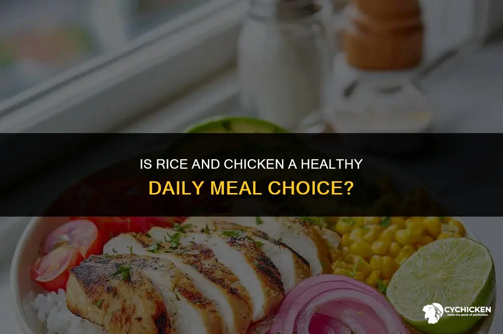is rice and chicken everyday healthy